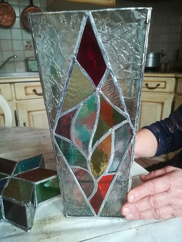 Vase Losanges flamboyant